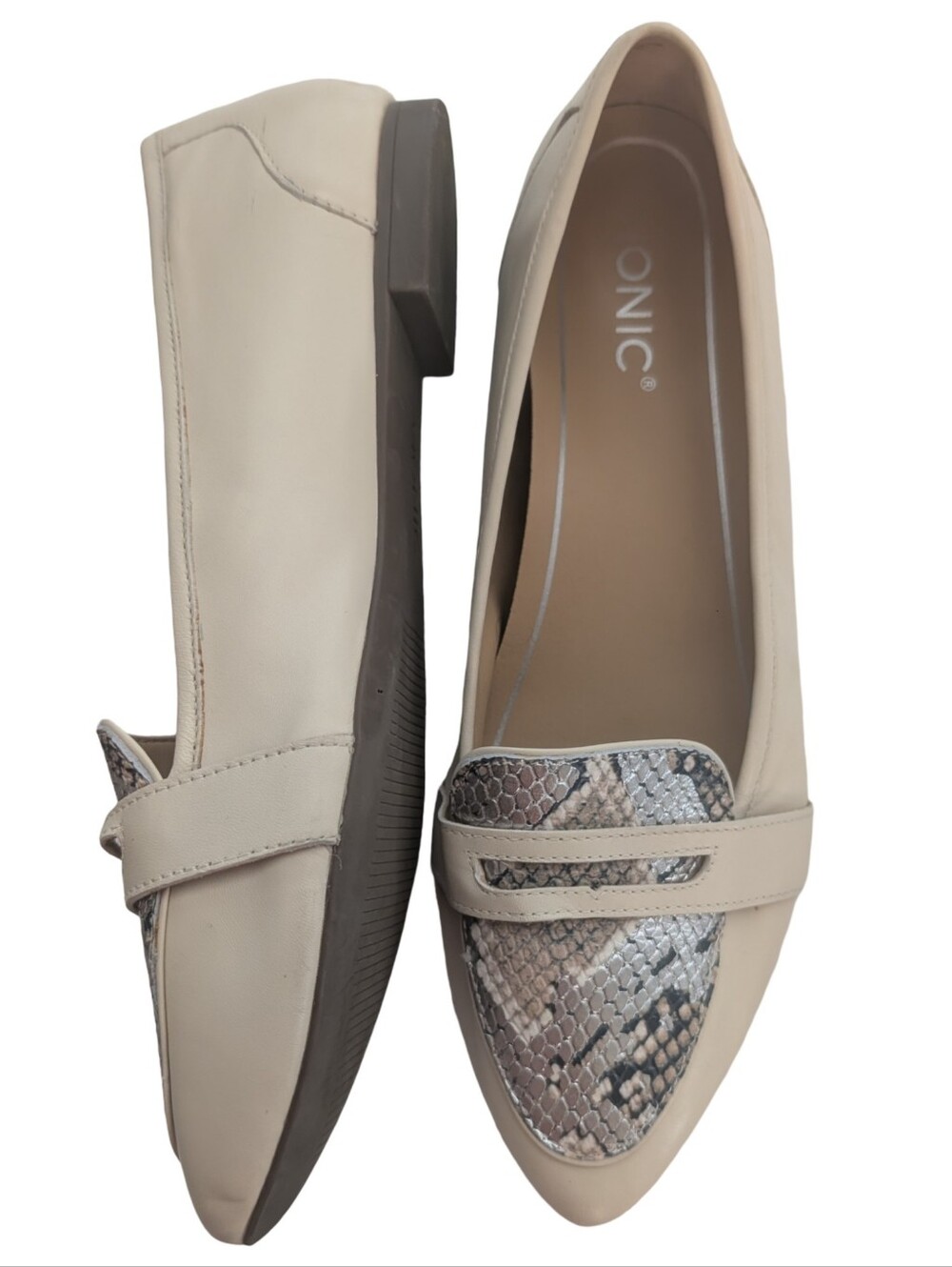 Vionic Savannah Boa Metallic Flats Size 9 - Picture 4 of 8